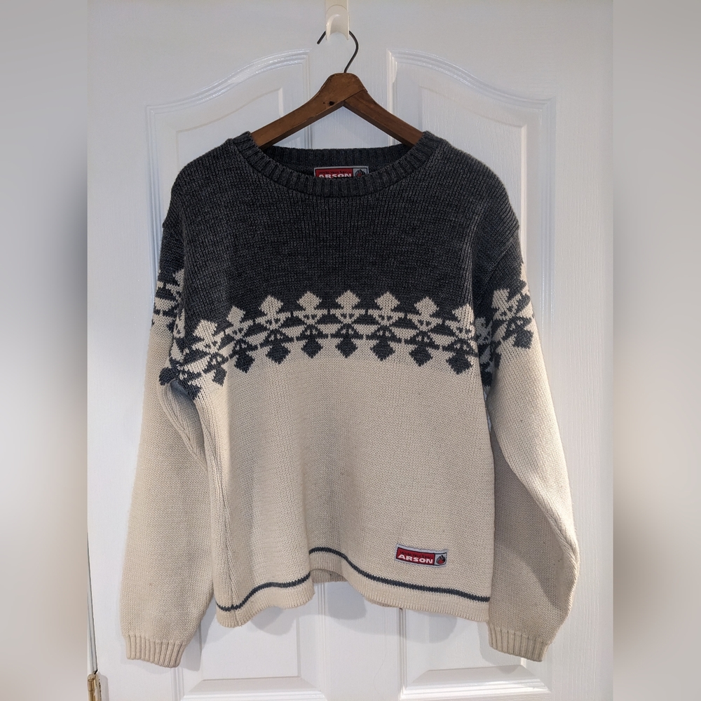 Women's Large Arson Printed Pullover